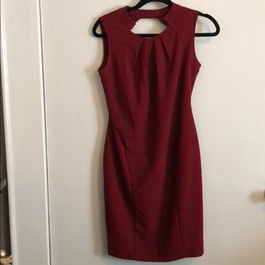 Sheath dress (Burgundy)